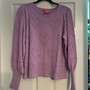 Lilly Pulitzer Kippa Sweater in Purple Iris XL